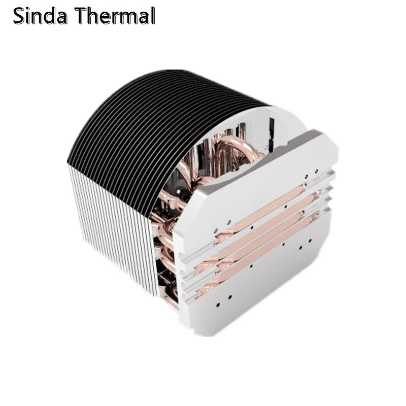 aluminum zipper fin with heat pipe heat sink aluminum zipper fin with heat pipe heat sink